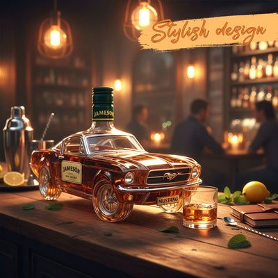 Bronco Mustang Whiskey Bottle