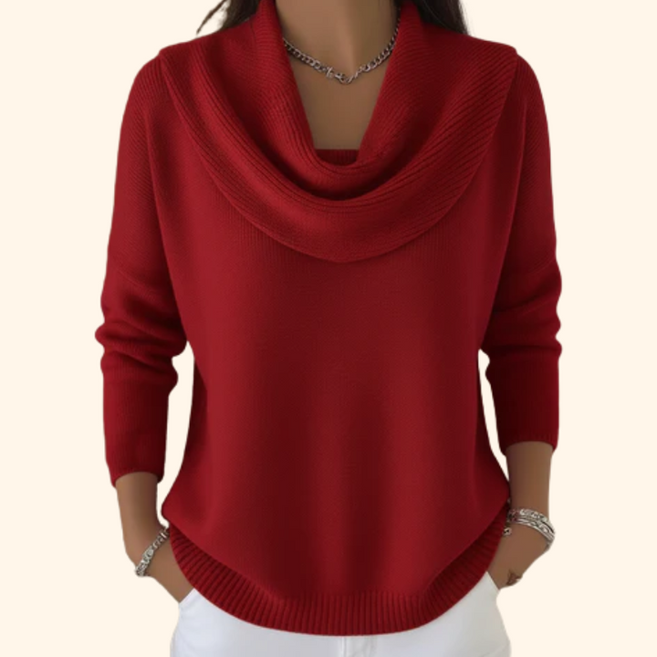 Laura™ | Soft Cowl-Neck Sweater