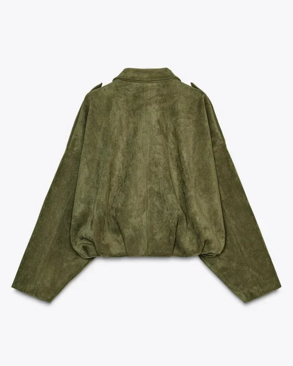 Lumière™ | Faux Suède Bomberjacket