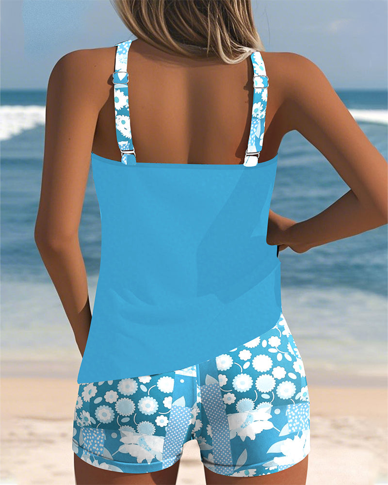 Sabrina™ | Comfortable Floral Two-Piece Swimsuit