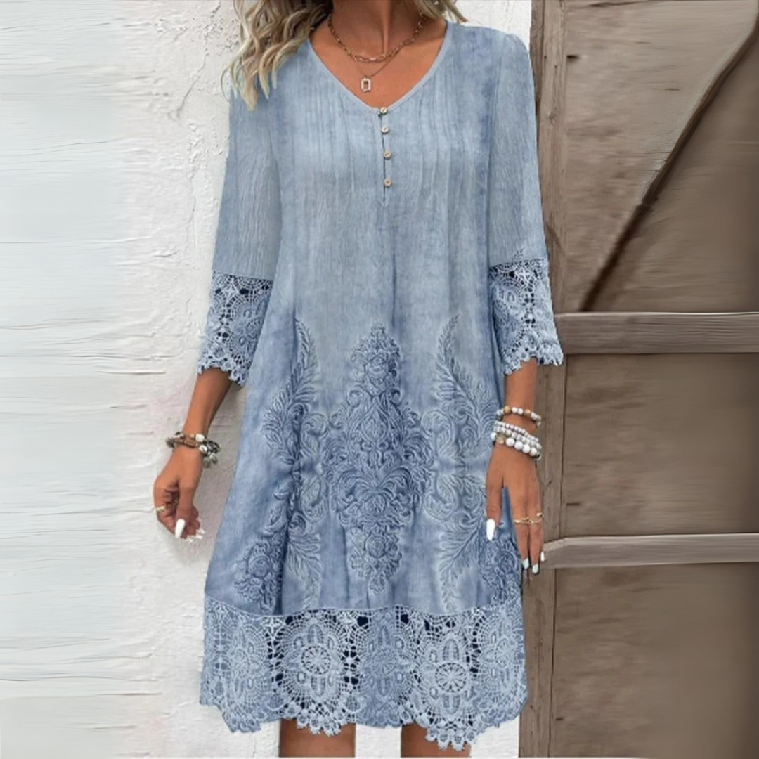 Helle™ | Lace Dress for a Natural Elegance