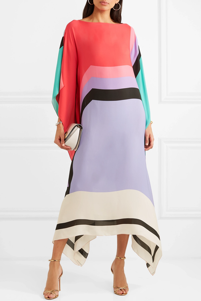Iria™ | Elegant Dress with Geometric Print