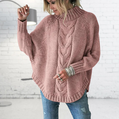 Elysian | Knit Sweater with Cable Pattern