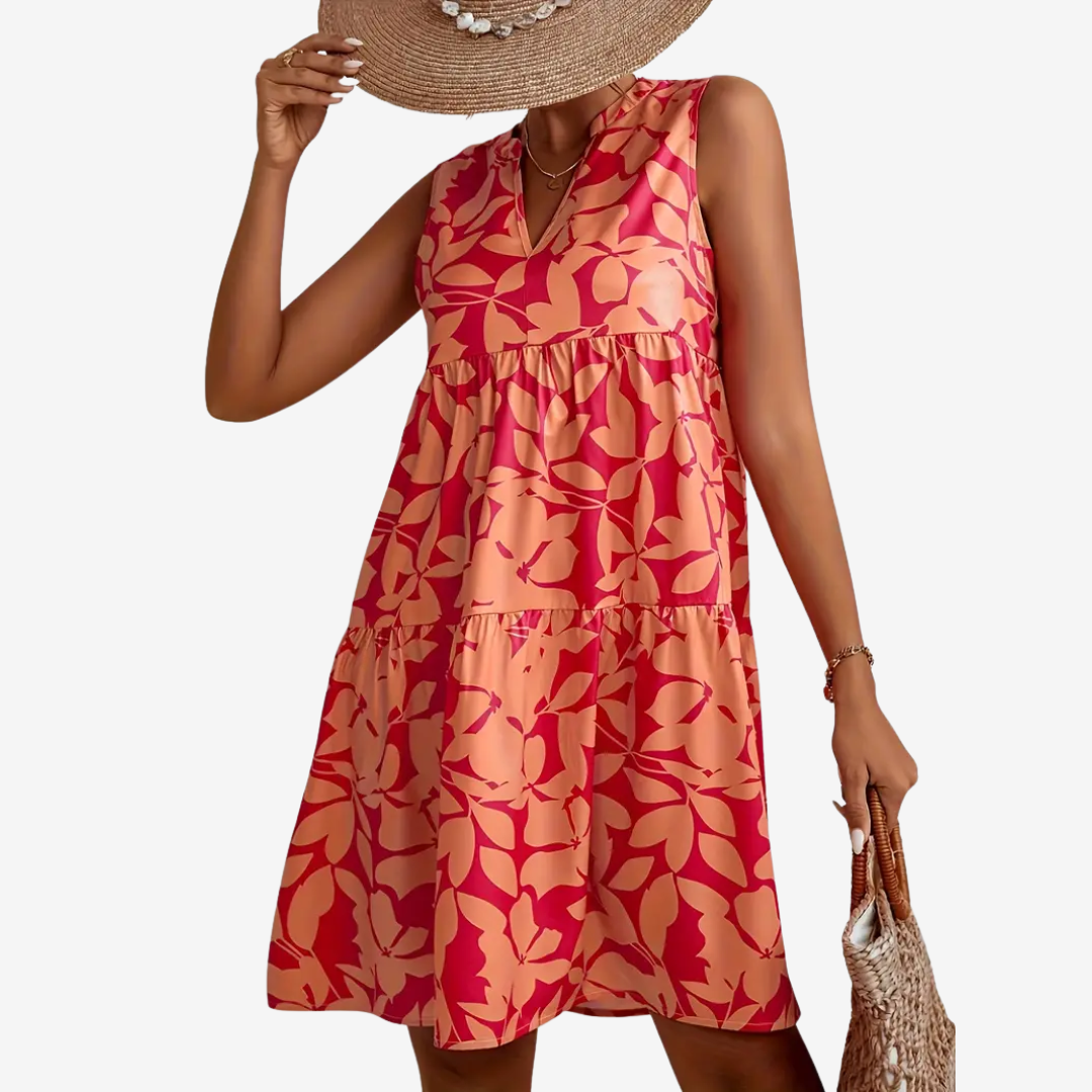 Noréa™ | Midi Flared Floral Dress