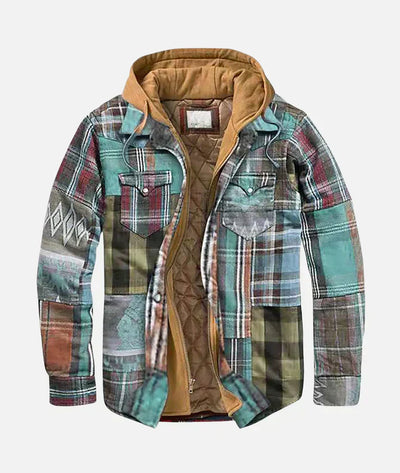 Alain™ | Plaid Patchwork Jacket