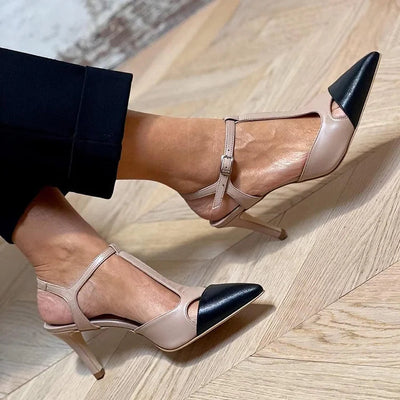 Evrardine | Two-Tone Pointed Heels
