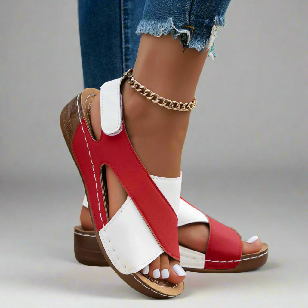 Gabriele | Handmade Wedge Sandals in Premium Material
