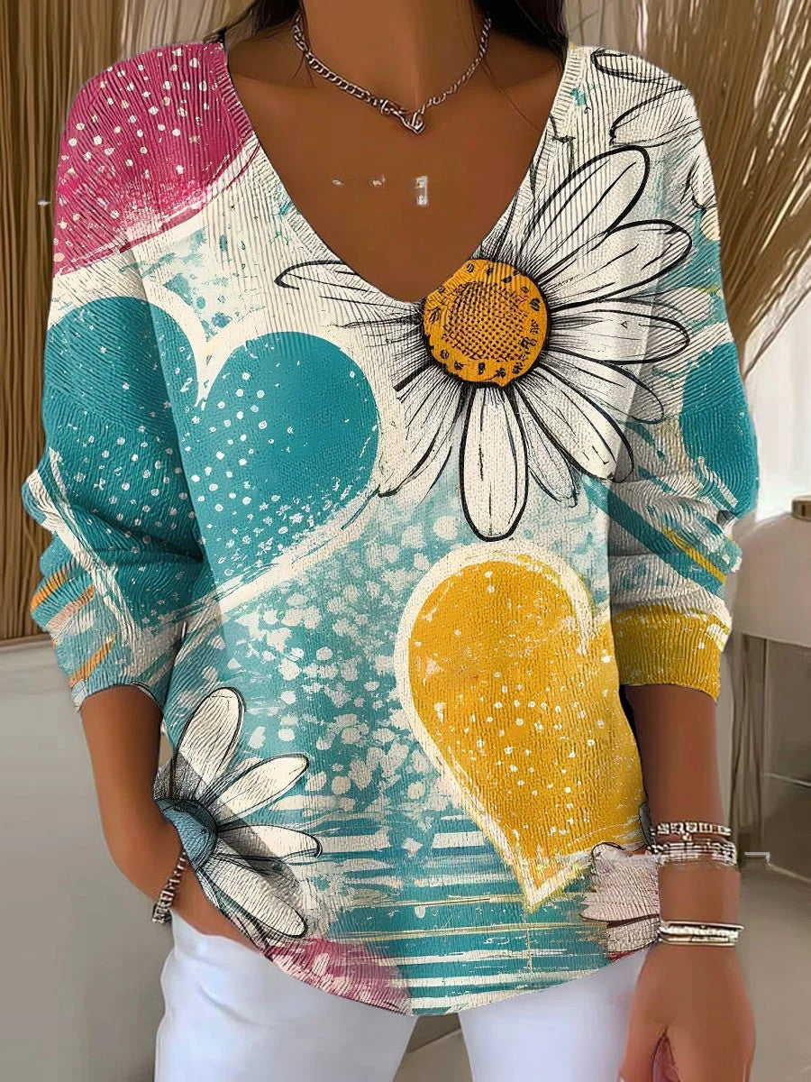 HELENE | Sweater with a V-neck