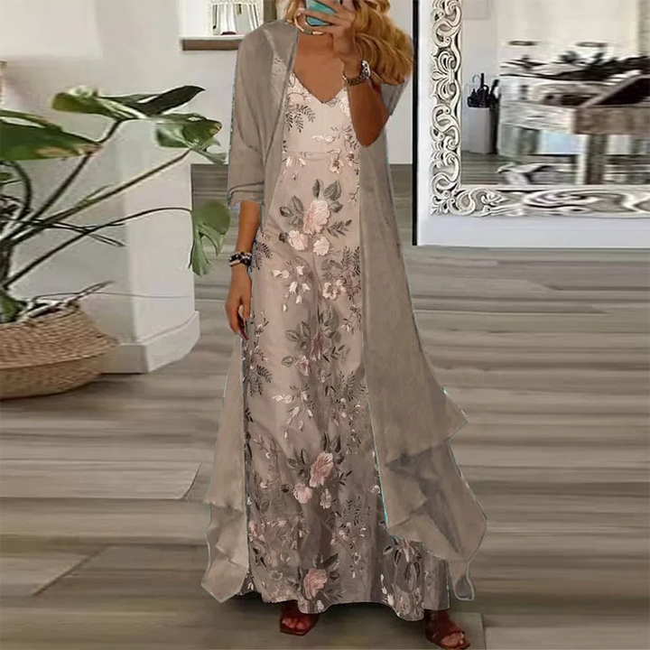 Mara™ | Maxi Dress with Jacket (2-Piece Set)