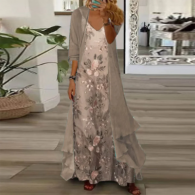 Mara™ | Maxi Dress with Jacket (2-Piece Set)