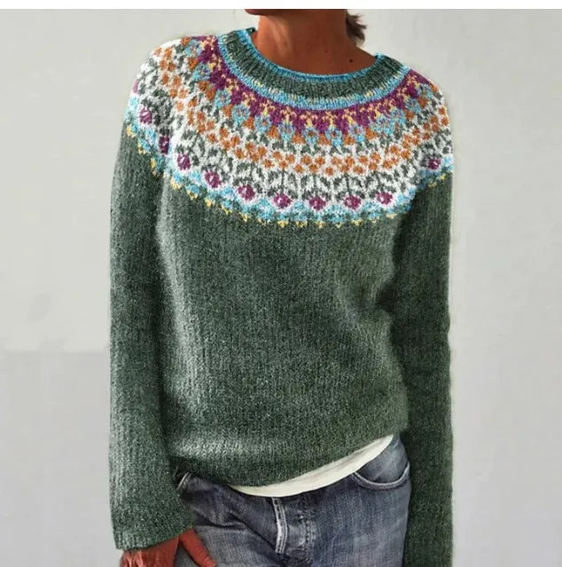 Silvia | Retro Knitted Sweater