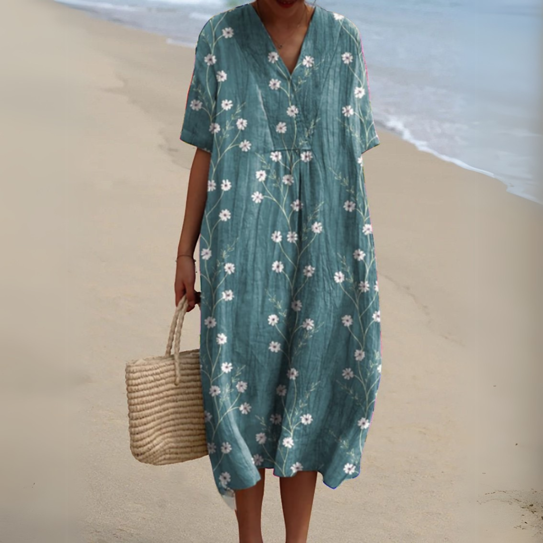 Nathalie™ | Elegant Floral Dress