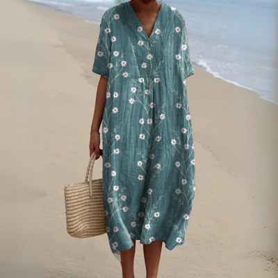 Nathalie™ | Elegant Floral Dress