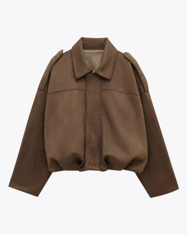 Lumière™ | Faux Suède Bomberjacket