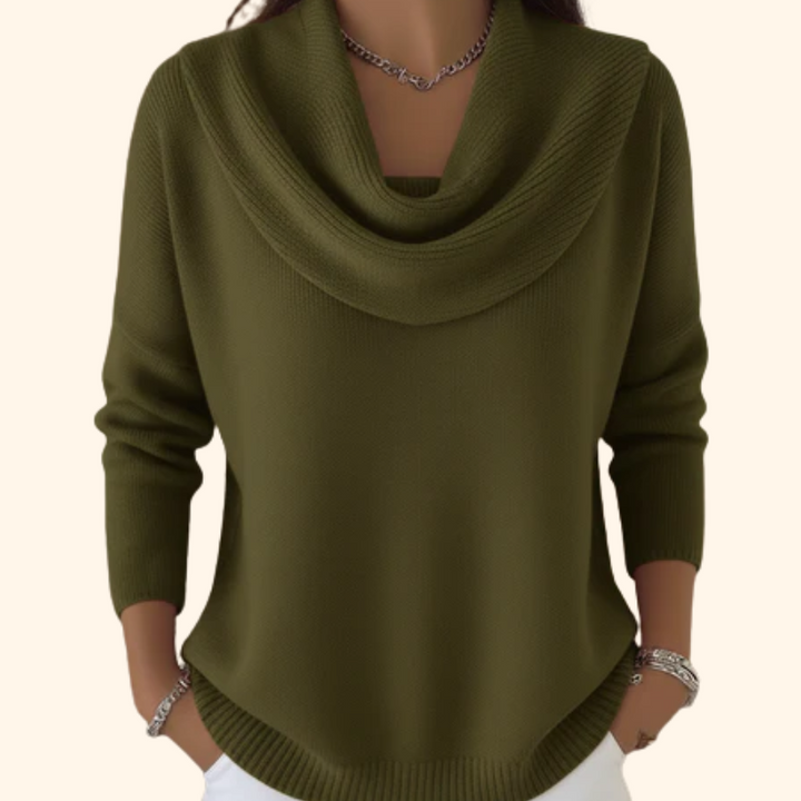 Laura™ | Soft Cowl-Neck Sweater