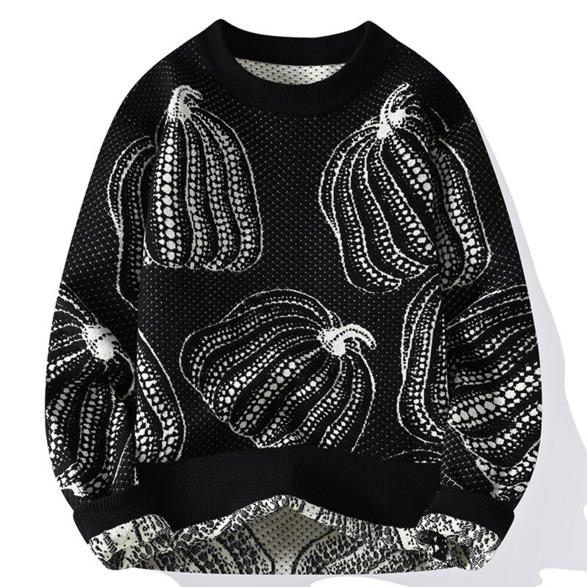 Cozy™ | Pumpkin-Toned Knit Sweater
