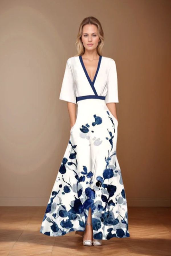Isabella™ | Timeless Elegance Floral Dress
