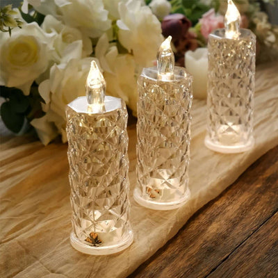 Lumirose™ | Candlestick with Crystal Rose - Romantic Glow without The Mess
