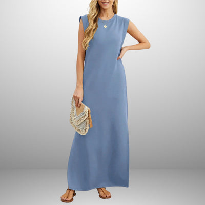 Anna™ | Flowy Long Anti-Crease Dress