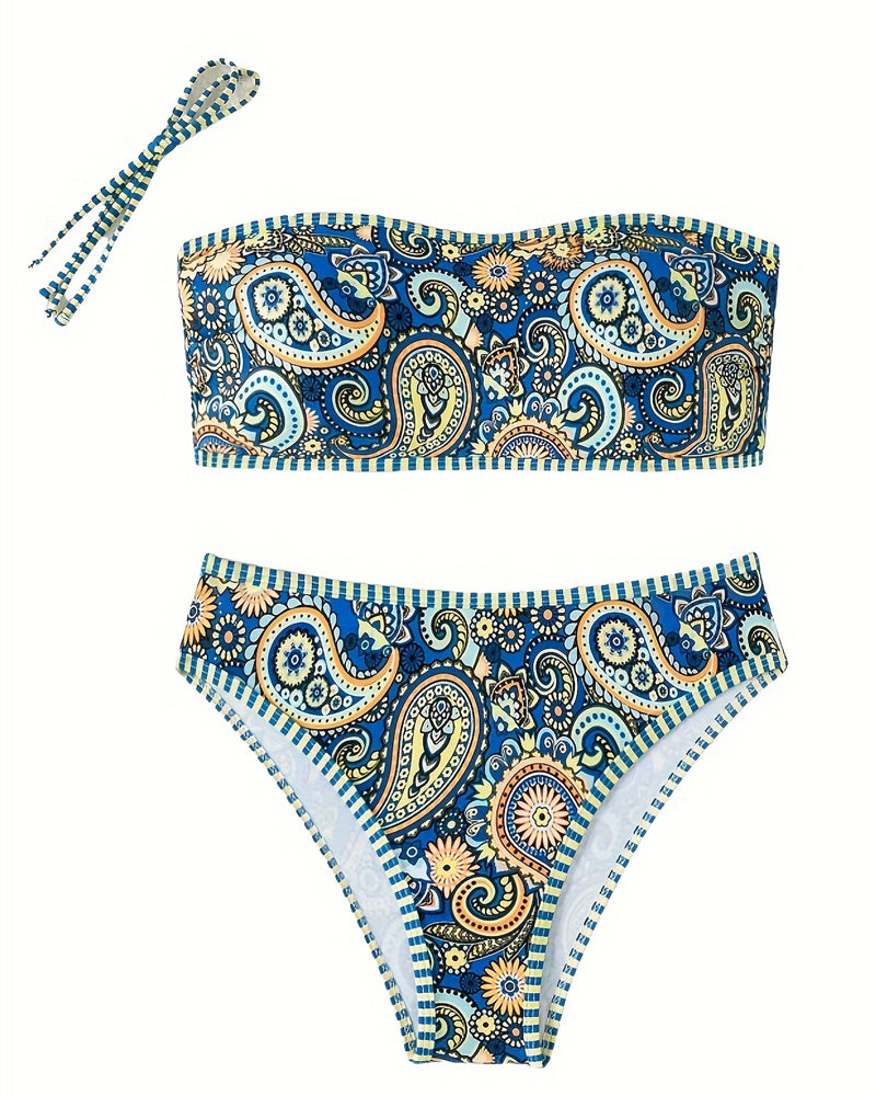 Baybay™ | Two-Piece Swimsuit in Ethnic Style Print