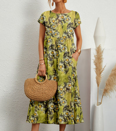 Roselle™ | Chic Floral Dress