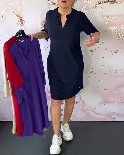 Miravo™ | Simple V-Neck Dress