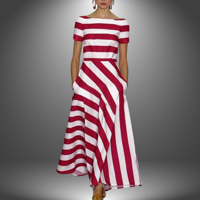 Amanda™ | Casual Summer Striped Dress