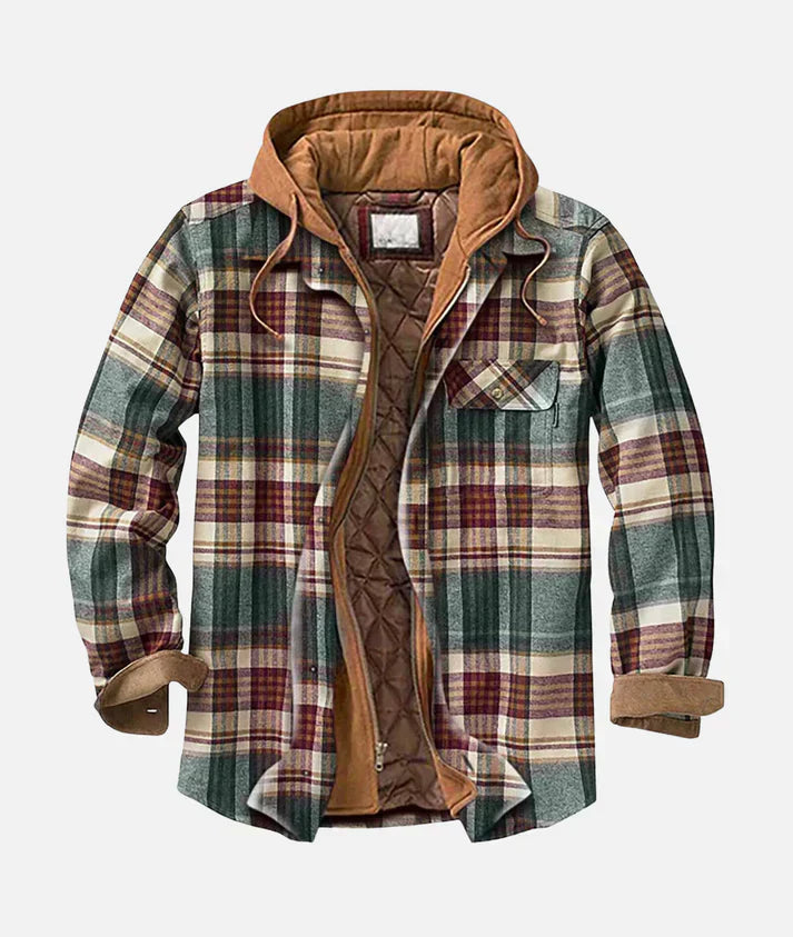 Alain™ | Plaid Patchwork Jacket