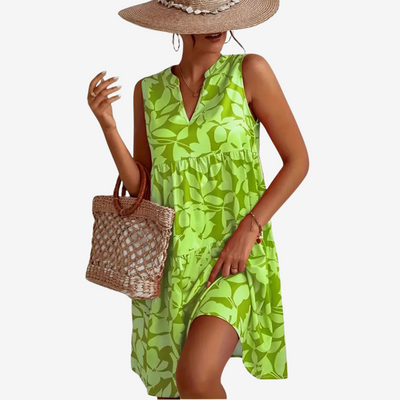 Noréa™ | Midi Flared Floral Dress