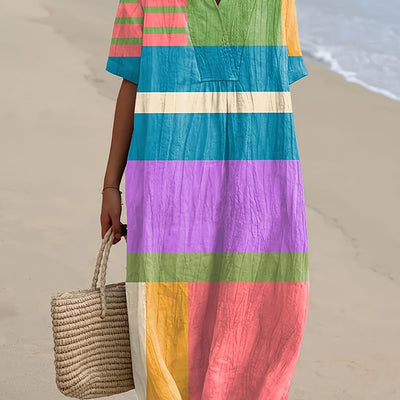 Elvira-Mea™ – Vibrant Geometric Elegance