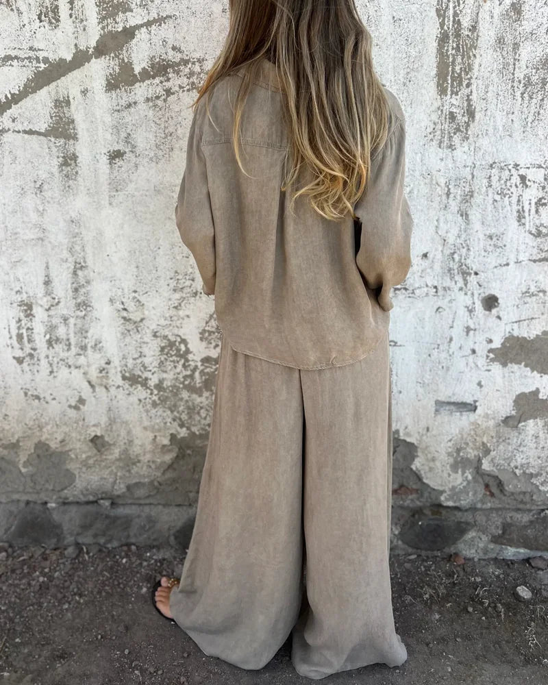 Atlas™ | Stylish Linen Two-Piece Set