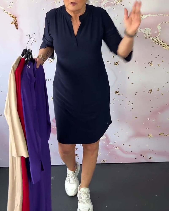 Miravo™ | Simple V-Neck Dress