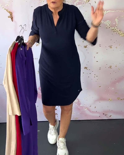 Miravo™ | Simple V-Neck Dress