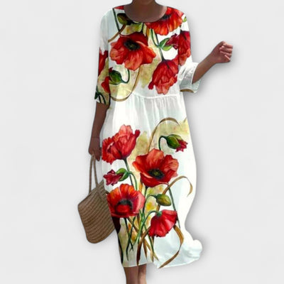 Miranda™ | Stylish Floral Maxi Dress