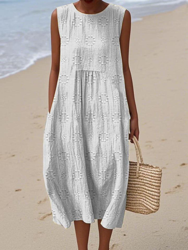 Vibeke™ | Elegant Sleeveless Dress with Functional Pockets