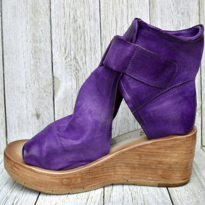 Kayas™ | Orthopaedic Wedge Sandals with a Boho-Style Buckle