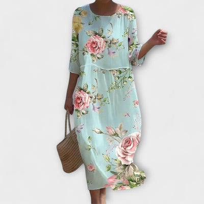 Miranda™ | Stylish Floral Maxi Dress