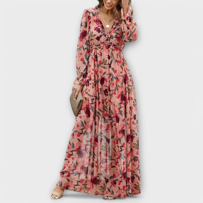 Helen™ | Elegant Floral Dress