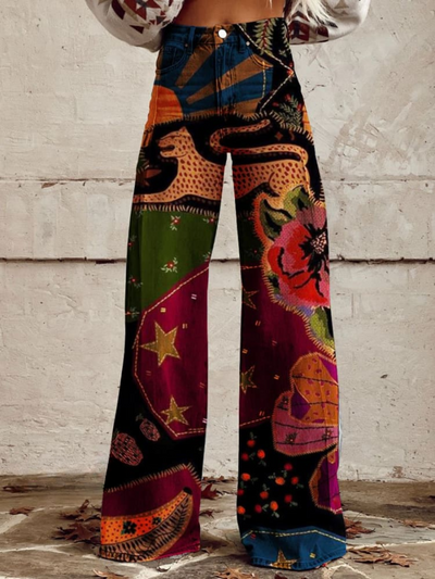 LÉNA | Elegant Boho Vintage Comfort Pants