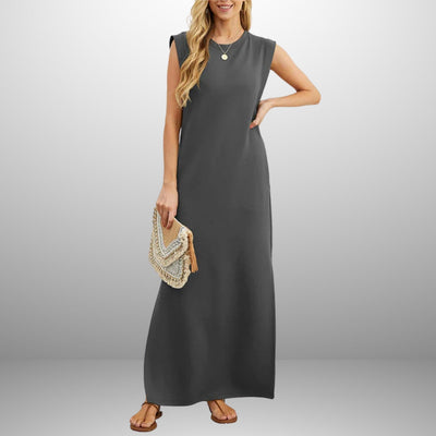 Anna™ | Flowy Long Anti-Crease Dress