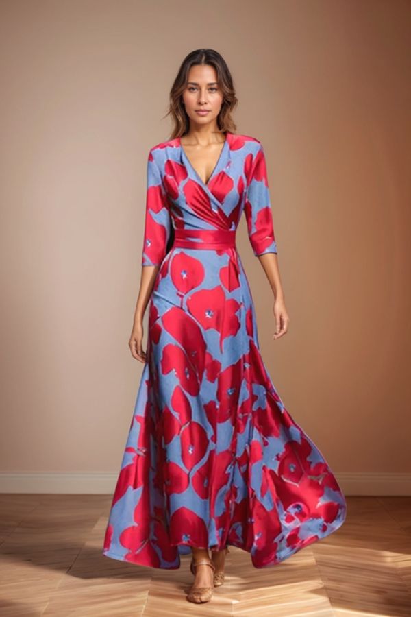 Isabella™ | Timeless Elegance Floral Dress
