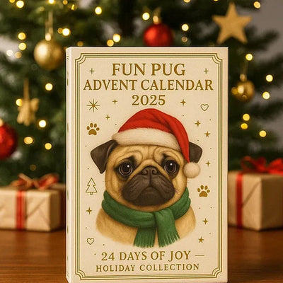 🐾🎄 Funny Pug Advent Calendar 2025