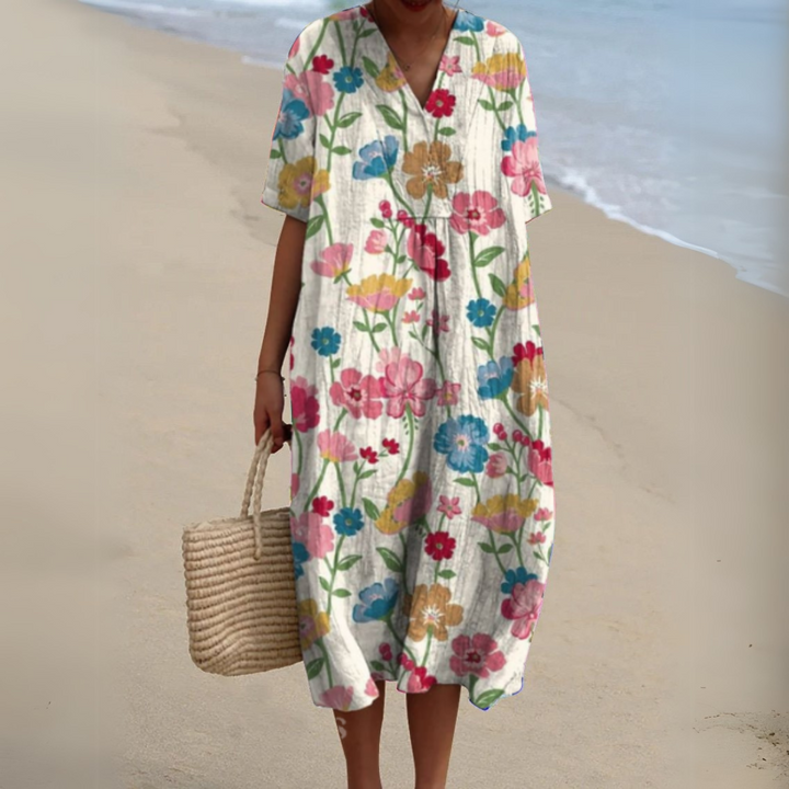 Nathalie™ | Elegant Floral Dress