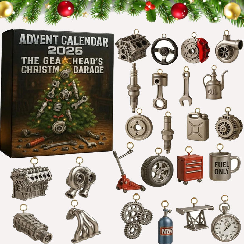 Gearheads Christmas Garage Advent Calendar 2025 🔧🎄🚗