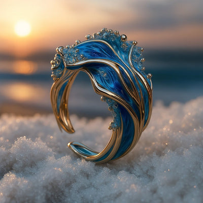 Ondine Vintage Wavy Ring