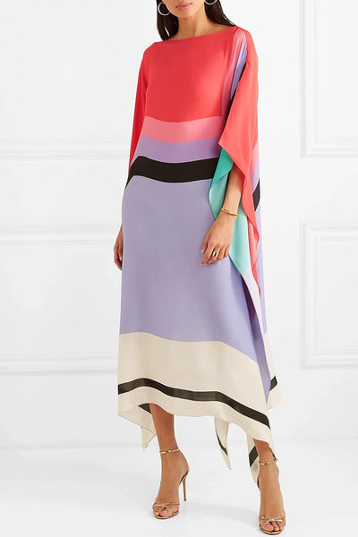 Iria™ | Elegant Dress with Geometric Print