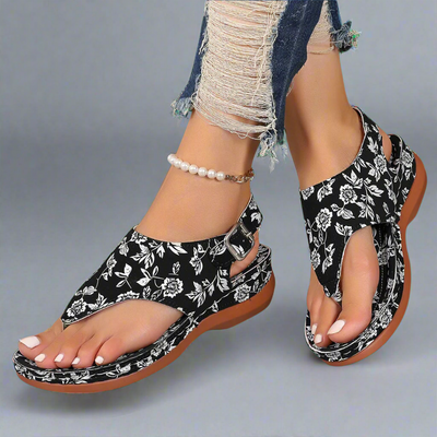 Regine | Handmade Wedge Sandals in Premium Materials