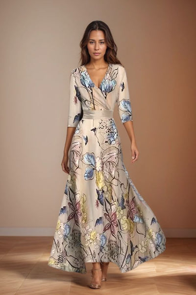 Isabella™ | Timeless Elegance Floral Dress