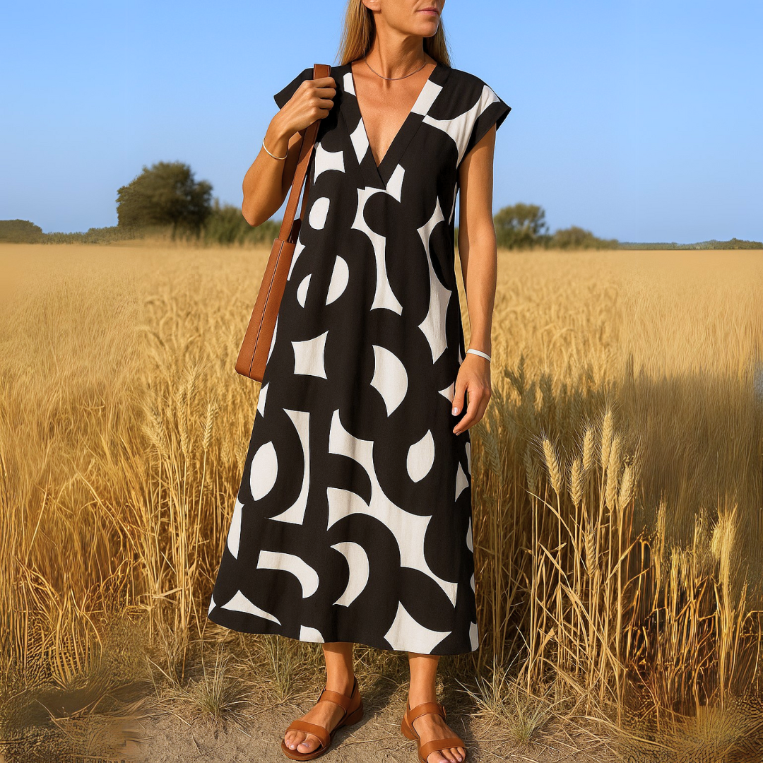 Valérie™ | Airy Dress with V-Neckline