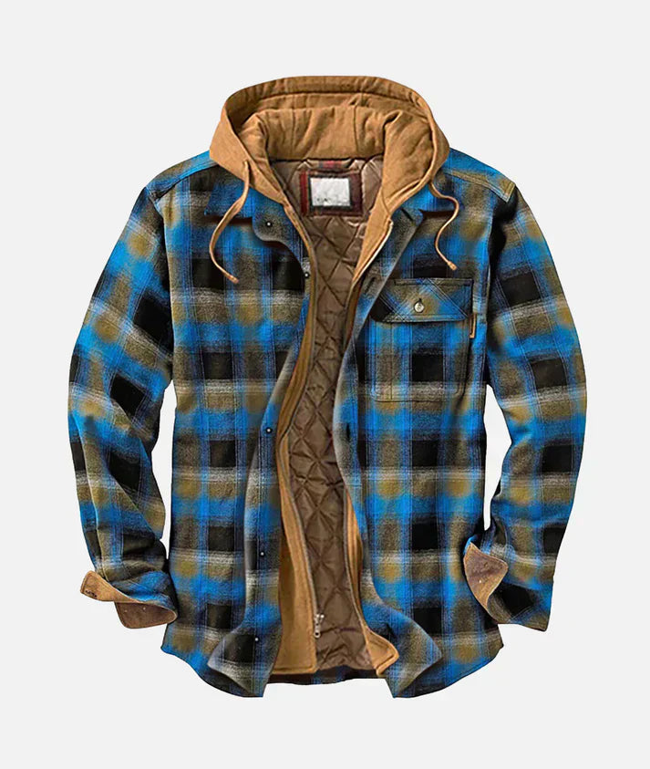 Alain™ | Plaid Patchwork Jacket